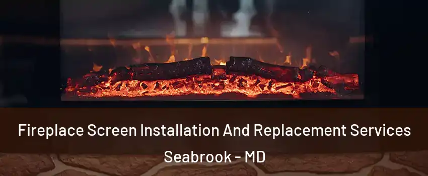 Fireplace Screen Installation And Replacement Services Seabrook - MD