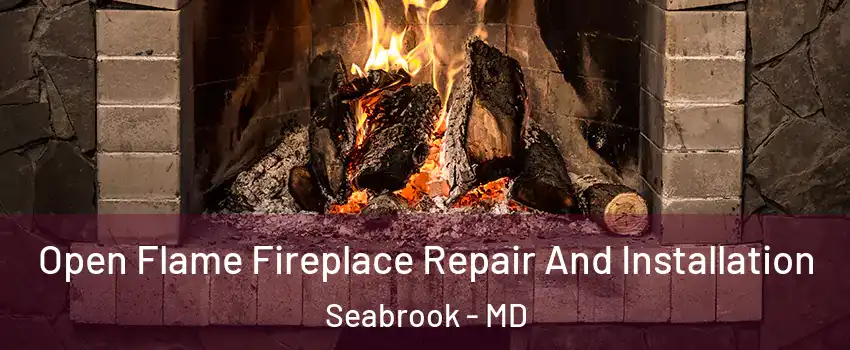 Open Flame Fireplace Repair And Installation Seabrook - MD